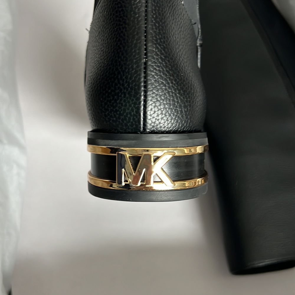 NEW Michael Kors Alicia Black Leather Over the Knee Boot - Women’s 6 - Picture 9 of 12